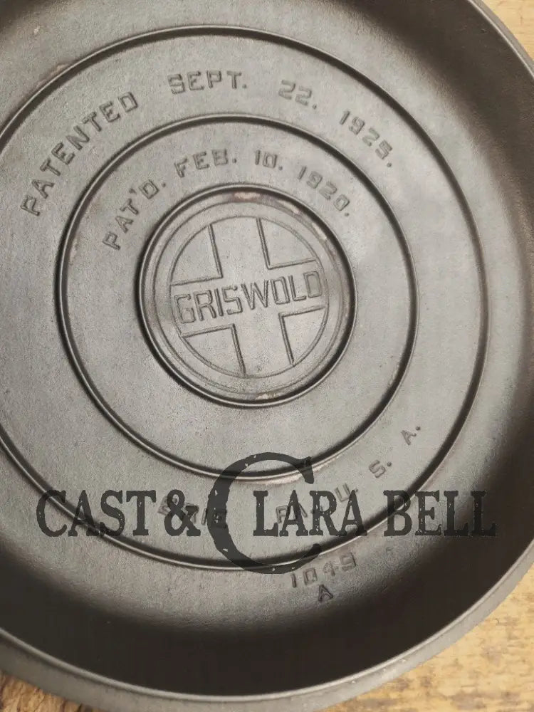 Need a Lid? Griswold Block Logo No. 9 High Dome Self Basting Skillet Cover #469 Skillet