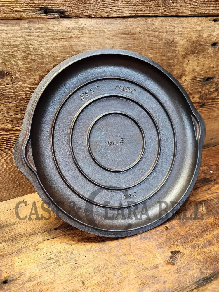 Need A Lid? Griswold Made ’Best Made’ Brand No. 8 Low Dome Self Basting Skillet Cover #1242.