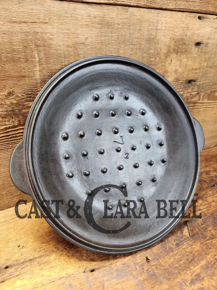 Need A Lid? Hard To Find 1920’S Era ’S Lodge #7 Cast Iron Skillet Lid W Raised Molders Mark