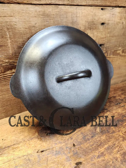 Need A Lid? Hard To Find 1920’S Era ’S Lodge #7 Cast Iron Skillet Lid W Raised Molders Mark