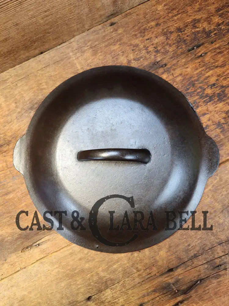 Need A Lid? Hard To Find 1920’S Era ’S Lodge #7 Cast Iron Skillet Lid W Raised Molders Mark