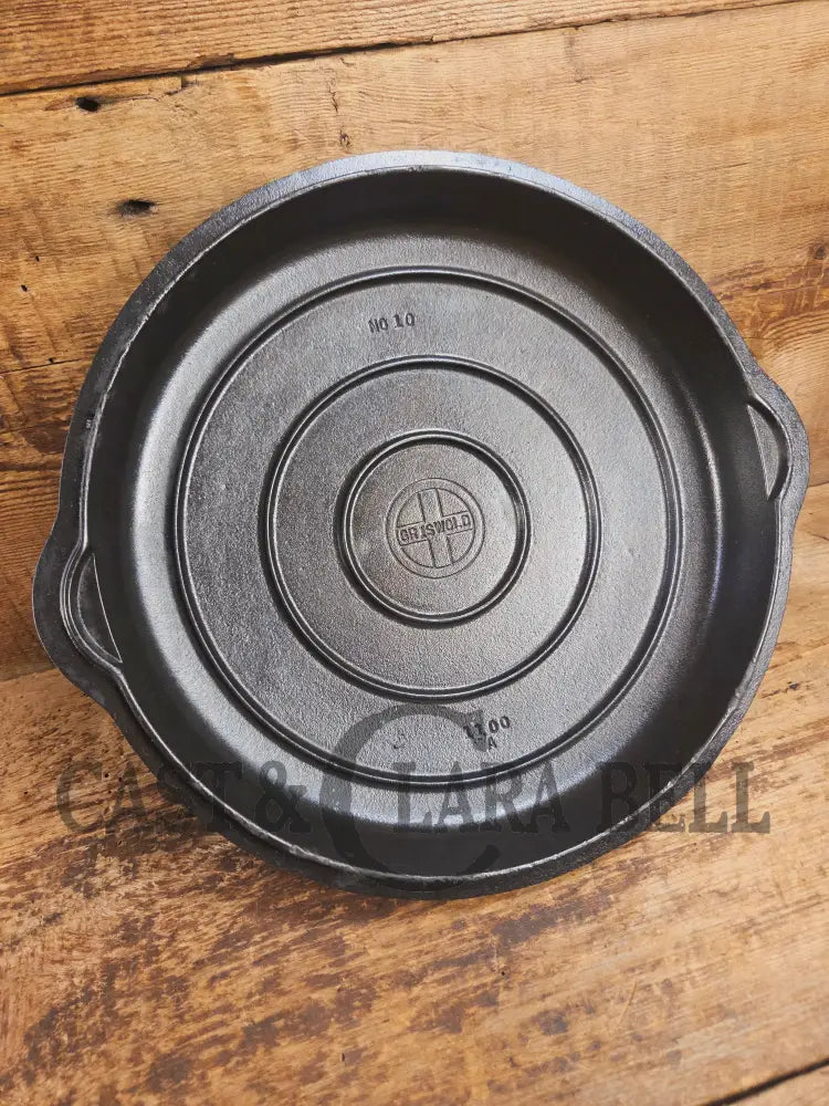Need a lid? Hard to find 1940’s Griswold No. 10 Skillet Lid with Small Block Logo 1100 - Skillet