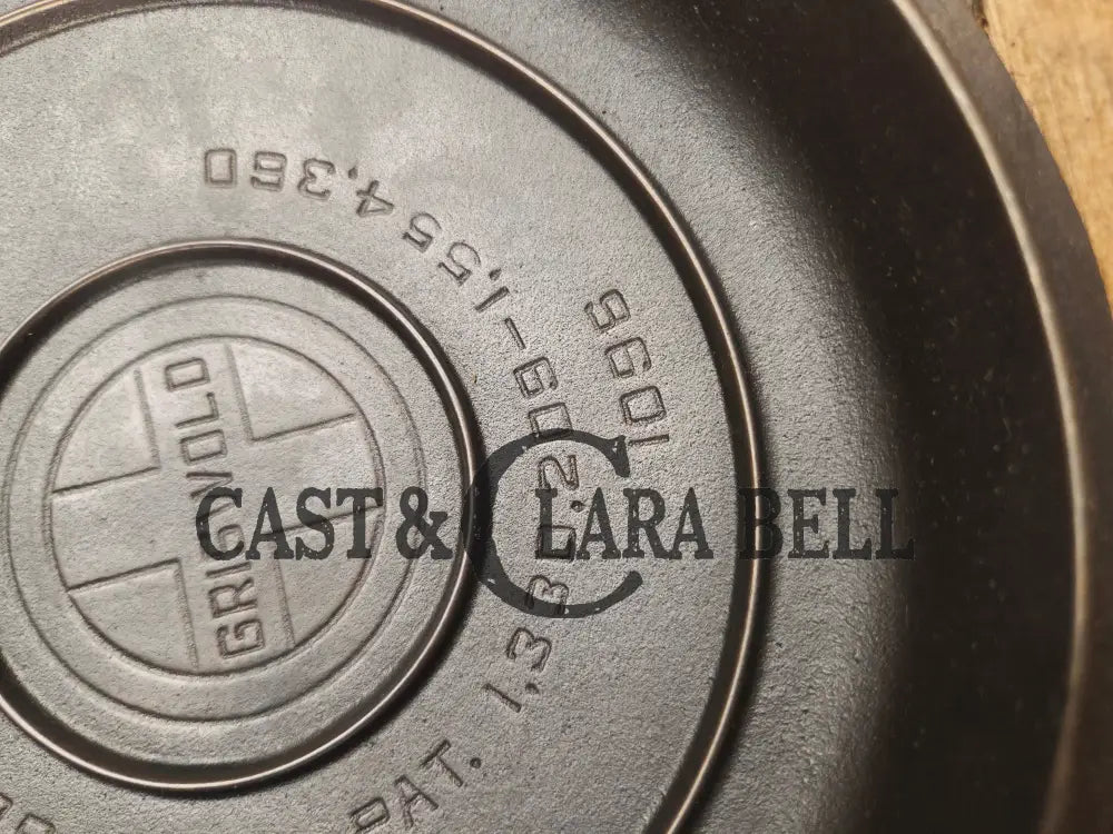 Need a lid? Hard to Find 1940’s Griswold Raised No. 6 High Dome Skillet Lid with Small Block Logo 1096 Skillet