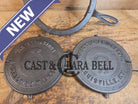Oh MY! Civil War Era made Wright & Bridgeford antique waffle iron. Ready to make crispy waffles!ook at the waffle