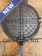 Oh MY! Civil War Era made Wright & Bridgeford antique waffle iron. Ready to make crispy waffles!ook at the waffle