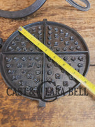 Oh MY! Civil War Era made Wright & Bridgeford antique waffle iron. Ready to make crispy waffles!ook at the waffle