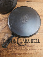 Oh my. Gorgeous and hard to find 1930’s Hammered finish Griswold No. 8 Hinged Cast Iron Skillet 2008 with matching lid