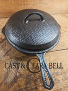 Oh my. Gorgeous and hard to find 1930’s Hammered finish Griswold No. 8 Hinged Cast Iron Skillet 2008 with matching lid