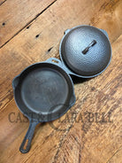 Oh my! Hard to find 1930’s Hammered finish Griswold No. 5 Hinged Cast Iron Skillet with Lid! 2096 / 2015 - Skillet