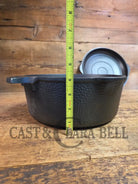 Oh my! Hard to find 1930’s Hammered finish Griswold No. 8 Hinged Dutch Oven w/ Small Logo - Dutch Ovens Trivets &