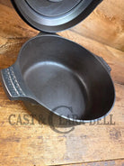 Oh my! Hard to find 1930’s Hammered finish Griswold No. 8 Hinged Dutch Oven w/ Small Logo - Dutch Ovens Trivets &