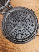 Oh MY! Late 1800’s J. Savery and Sons 8/9 Antique Waffle iron New York. Look at the waffle pattern! Hard to find #2