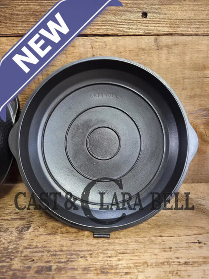 Oh my. Near Mint condition hard to find 1930’s Hammered finish Griswold No. 8 Hinged Cast Iron Skillet 2008 with