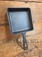 Oh my! Tough to find versatile 1930’s Griswold No. 2108 ’Groove Handle’ #3 Square-Fry Skillet - Skillet