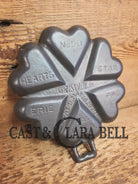 One of a Kind and RARE! Very HTF Griswold #50 Hearts and Star Gem Pan. A very special piece to own - Bakeware