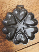 One of a Kind and RARE! Very HTF Griswold #50 Hearts and Star Gem Pan. A very special piece to own - Bakeware