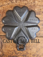 One of a Kind and RARE! Very HTF Griswold #50 Hearts and Star Gem Pan. A very special piece to own - Bakeware