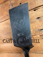 One of a Kind Smart GSW Cast Iron Skillet Spatula. Reclaimed from a #6 cracked cast iron skillet. Great gift! SC24