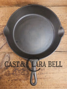 One of the earliest Griswold lines made! Lovely 1910’s Griswold #9 Skillet with Heat Ring and Large Slant Logo 710 C