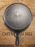 One of the earliest Griswold lines made! Lovely 1920’s Griswold #9 Skillet with Heat Ring and Large Slant Logo 710 H.