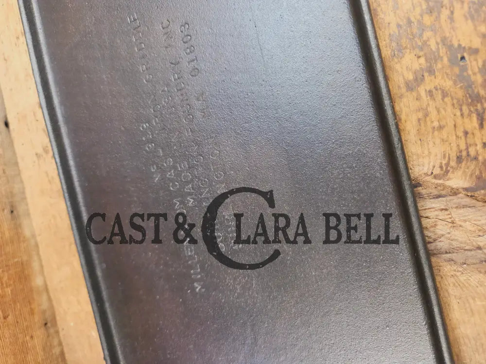 Only 100 made! Unique and rare #8 Double Sided ’Millennium Cast Iron Griddle’ by Burlington Foundry in Burlington MA