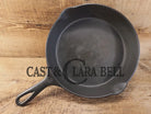 The Classic! 1924 Wagner Ware Sidney -O- #8 Skillet with Heat Ring and Stylized Logo 1058 E Skillet