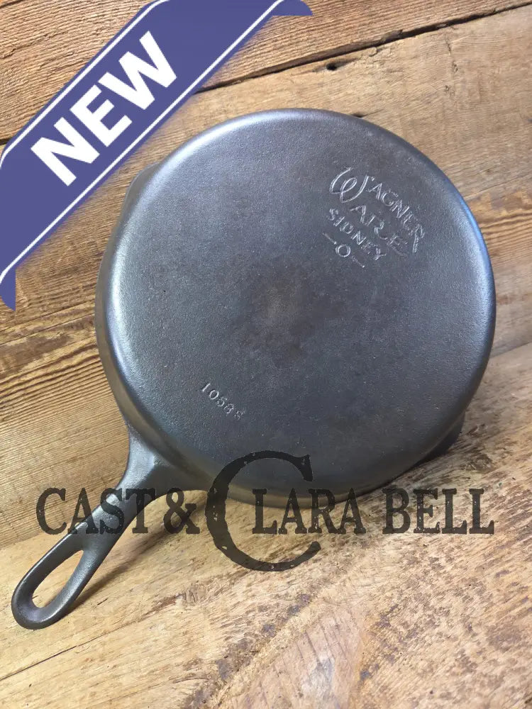 Our Best Seller. 1930’s Wagner Ware #8 Cast Iron Skillet with Stylized Logo 1058 S shift mark.
