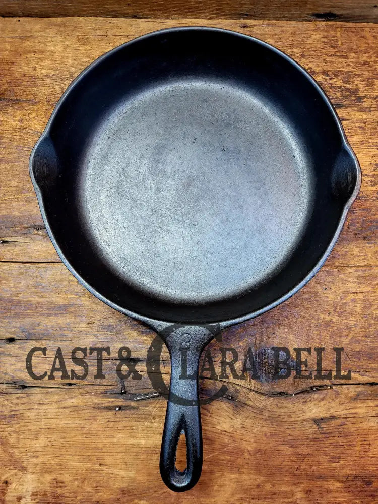 Priced To Sell! 1930’S Wagner Ware #8 Cast Iron Skillet With Stylized Logo 1058 X
