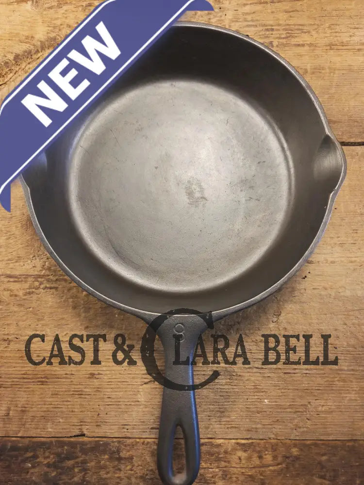 Our best seller! 1930’s Wagner Ware #8 Cast Iron Skillet with Stylized Logo and Smooth Bottom 1058 F Skillet