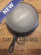 Our best seller! 1930’s Wagner Ware #8 Cast Iron Skillet with Stylized Logo and Smooth Bottom 1058 F Skillet