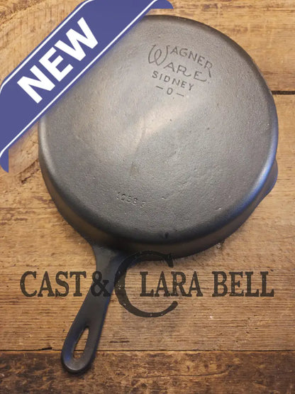 Our best seller! 1930’s Wagner Ware #8 Cast Iron Skillet with Stylized Logo and Smooth Bottom 1058 F Skillet