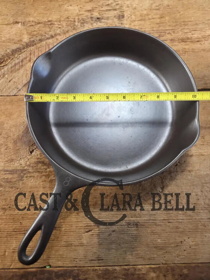 Our Best Seller! 1930’s Wagner Ware Sidney -O- #8 Skillet with Smooth Bottom 1058 I. Restored and Ready to Use! Skillet