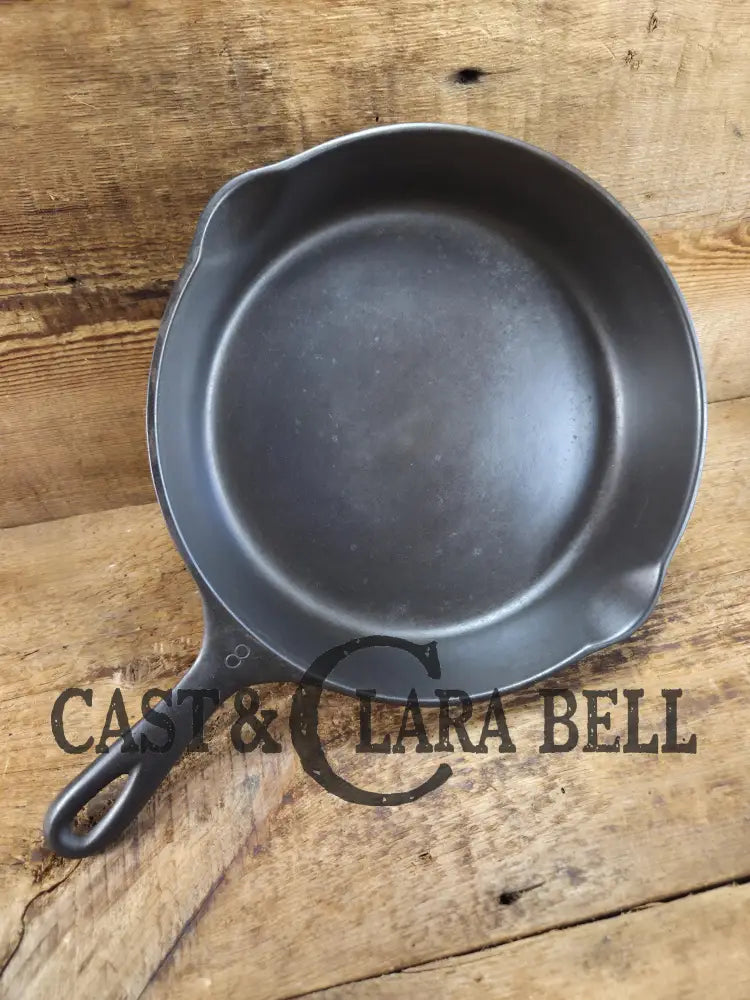 Our Best Seller! 1930’s Wagner Ware Sidney -O- #8 Skillet with Smooth Bottom 1058 I. Restored and Ready to Use! Skillet