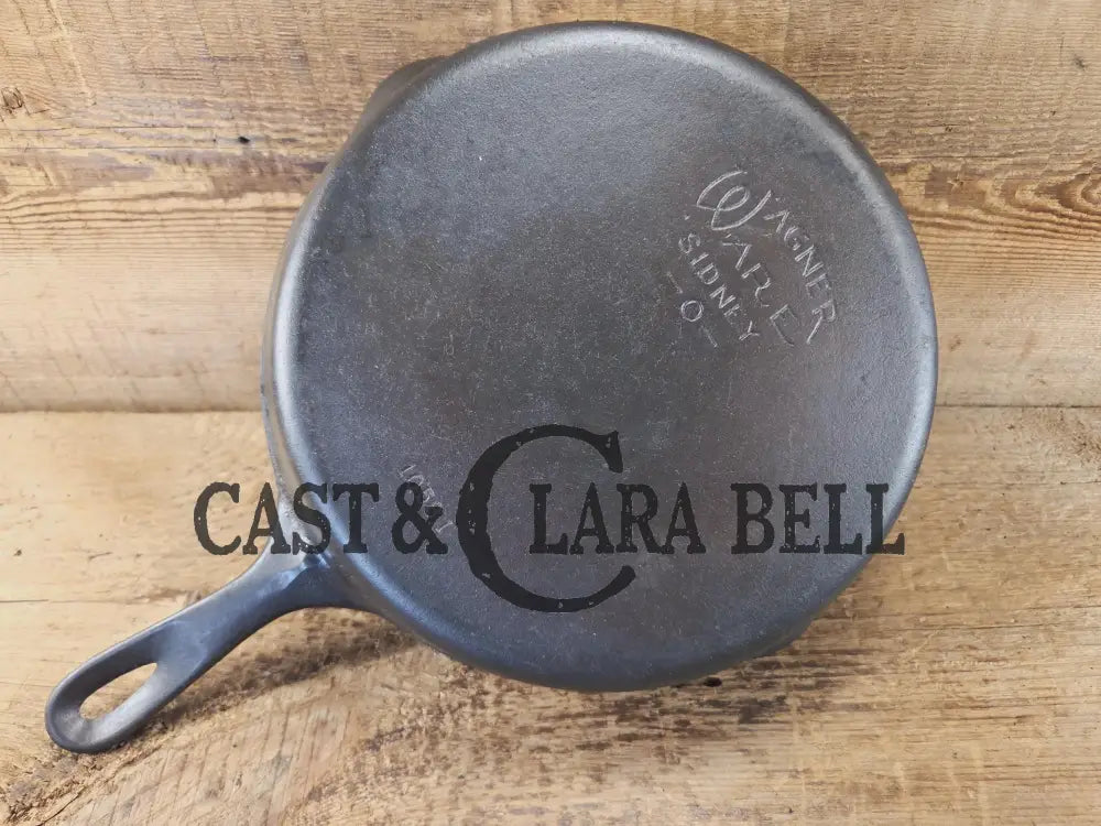 Best Seller! 1930’s Wagner Ware Sidney -O- #8 Skillet with Smooth Bottom 1058 I. Sits flat! Skillet