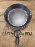 Best Seller! 1930’s Wagner Ware Sidney -O- #8 Skillet with Smooth Bottom 1058 I. Sits flat! Skillet