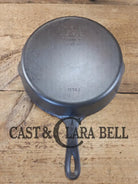Best Seller! 1930’s Wagner Ware Sidney -O- #8 Skillet with Smooth Bottom 1058 I. Sits flat! Skillet