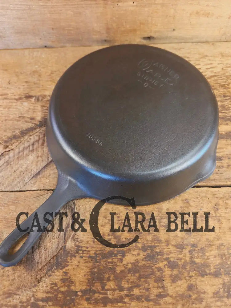 Our Best Seller! 1930’s Wagner Ware Sidney -O- #8 Skillet with Smooth Bottom 1058 K - Skillet