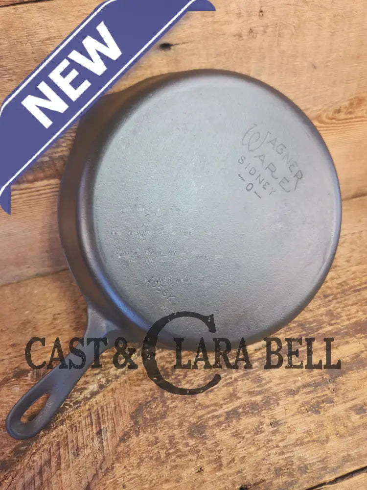 Our Best Seller! 1930’s Wagner Ware Sidney -O- #8 Skillet with Smooth Bottom 1058 K - Skillet