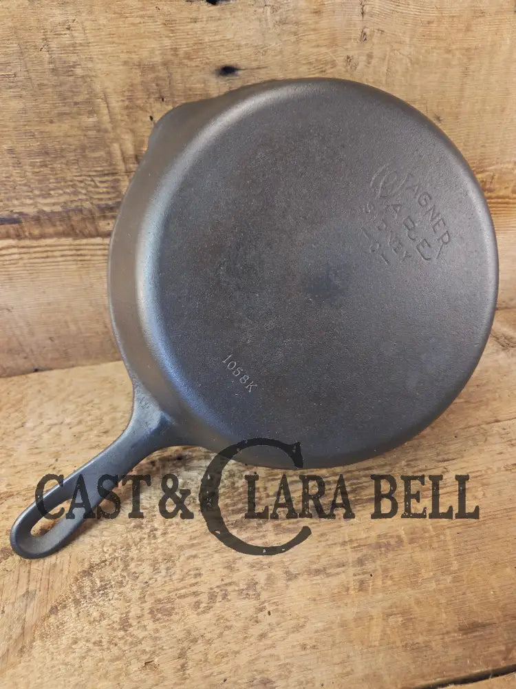 Our Best Seller! 1930’s Wagner Ware Sidney -O- #8 Skillet with Smooth Bottom 1058 K. Skillet