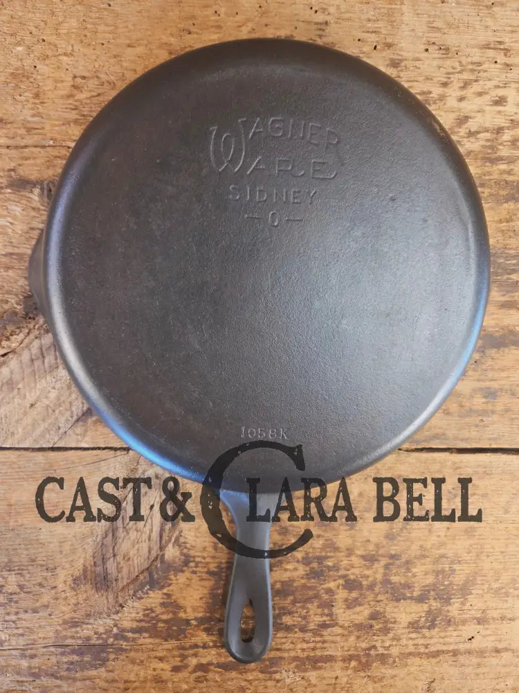 Our Best Seller! 1930’s Wagner Ware Sidney -O- #8 Skillet with Smooth Bottom 1058 K - Skillet