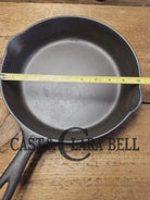 The Classic! Priced to Sell 1930’s Era Wagner Ware #8 Cast Iron Skillet with Stylized Logo and Smooth Bottom 1058 J