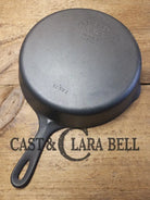 The Classic! Priced to Sell 1930’s Era Wagner Ware #8 Cast Iron Skillet with Stylized Logo and Smooth Bottom 1058 J