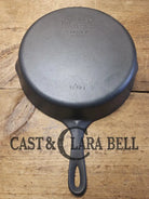 The Classic! Priced to Sell 1930’s Era Wagner Ware #8 Cast Iron Skillet with Stylized Logo and Smooth Bottom 1058 J