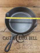 Wagner Ware #8 Cast Iron Skillet with Stylized Logo and Smooth Bottom 1058 M SC24 Skillet