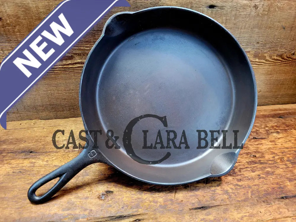 Our Favorite! 1920’S Griswold’s Victor #9 Skillet With Heat Ring 723. Amazing Daily Cooker