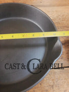 Perfect for gas or electric coil! 1930’s Griswold #8 Skillet with Large Block Logo and Smooth Bottom Erie PA USA p/n