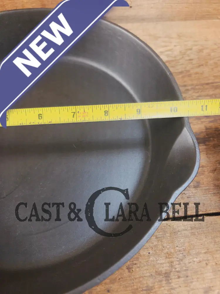 Perfect for gas or electric coil! 1930’s Griswold #8 Skillet with Large Block Logo and Smooth Bottom Erie PA USA p/n