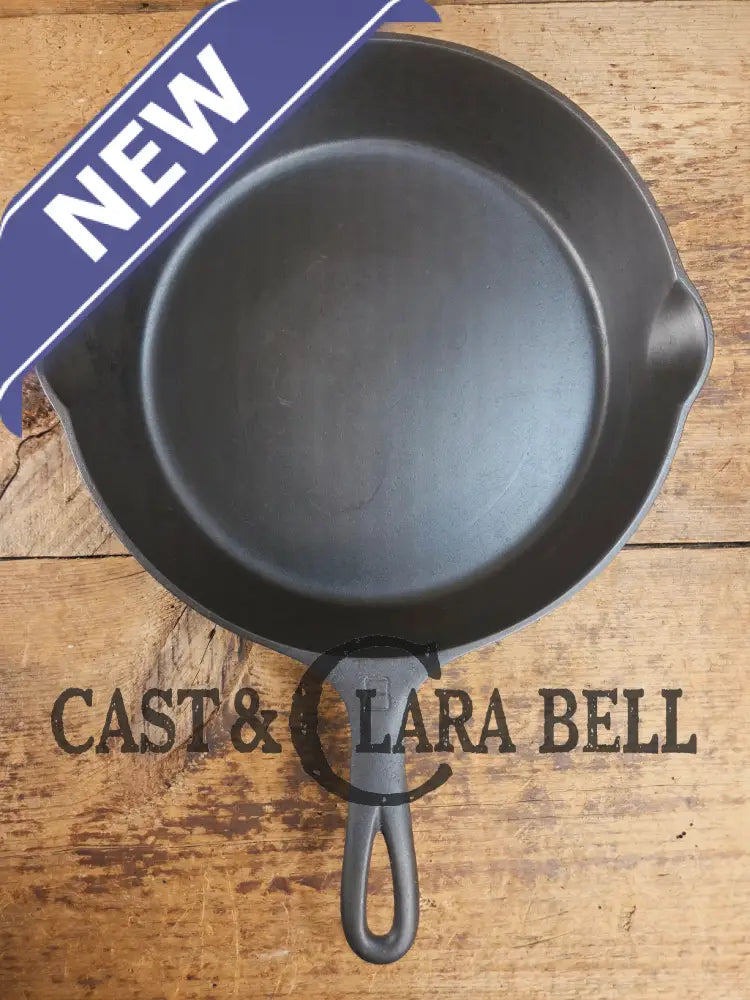 Perfect for gas or electric coil! 1930’s Griswold #8 Skillet with Large Block Logo and Smooth Bottom Erie PA USA p/n