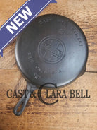 Perfect for gas or electric coil! 1930’s Griswold #8 Skillet with Large Block Logo and Smooth Bottom Erie PA USA p/n