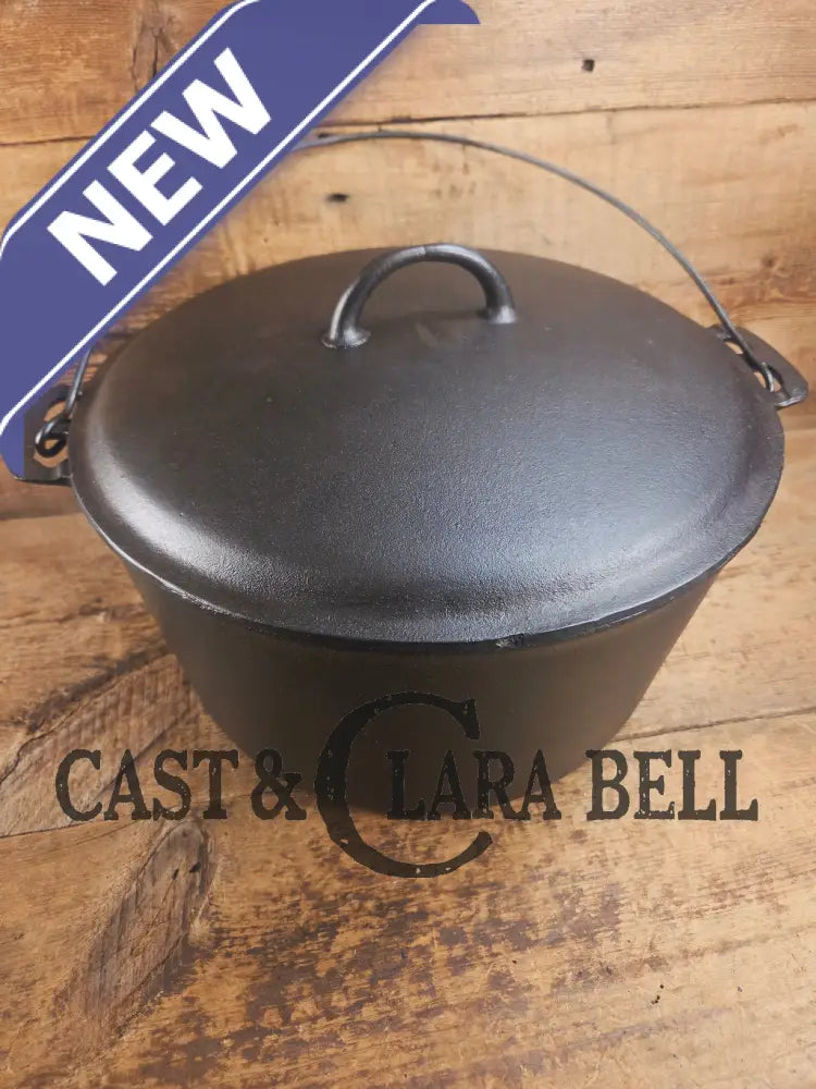 Phenomenal! Very rare 1910’s Griswold Size #11 (2634) Dutch Oven with Slant Logo and (2636) Lid. One you don’t see